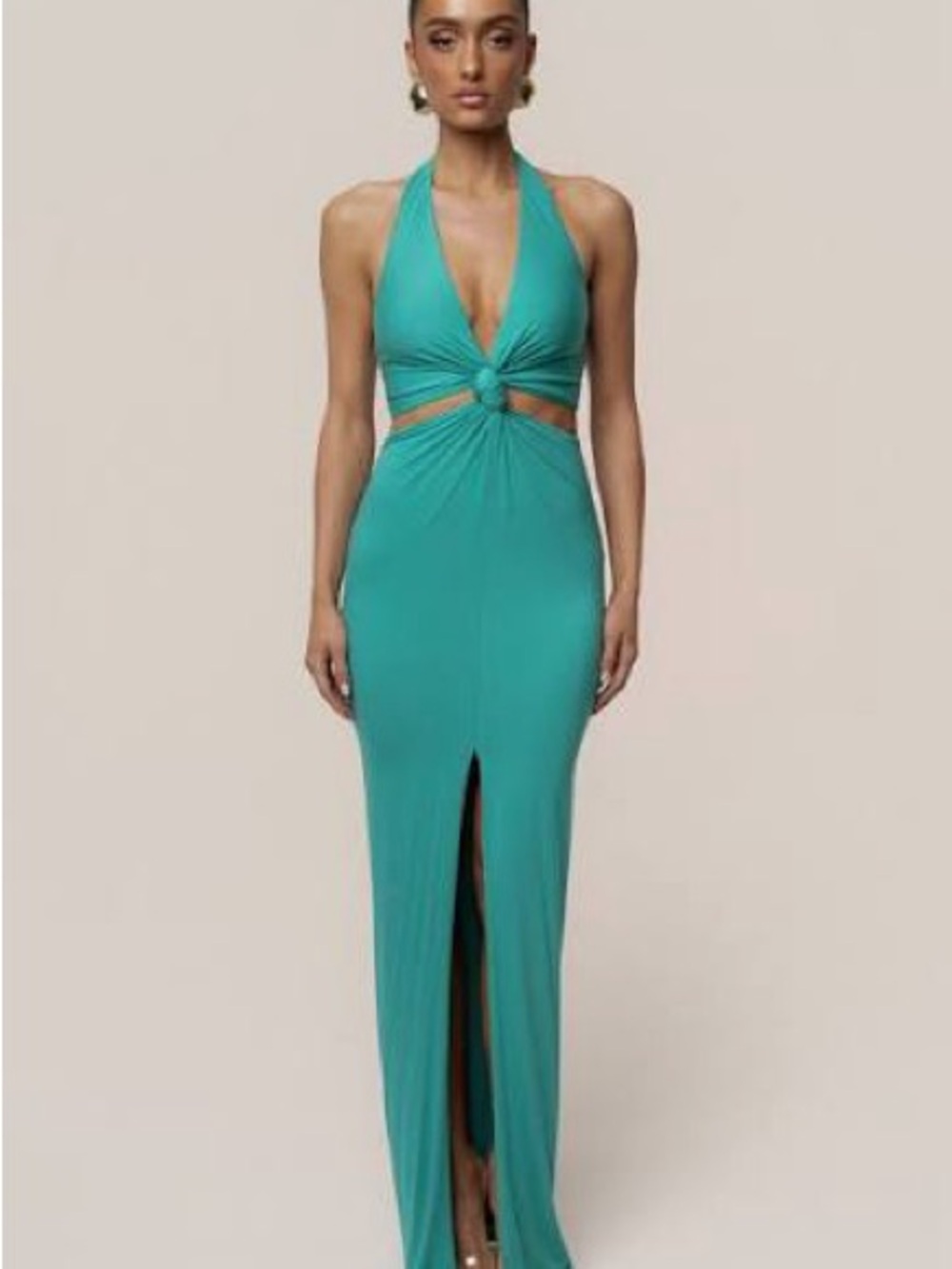 JLUXLABEL Grande Maxi Dress in Teal NWT